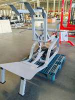 Appareil de musculation robuste à base d'acier pour clubs de fitness, salles de sport et studios, compatible avec les machines commerciales à charge de plaques pour Hack Squat et musculation