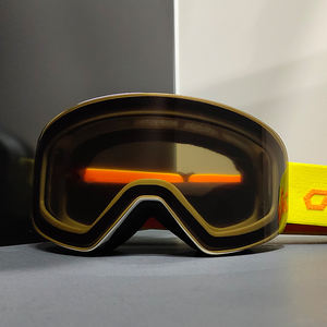 Yijia kacamata ski anti uv bernapas, kacamata optik lensa magnetik anti uv untuk pria wanita dewasa, kacamata salju tanpa bingkai - Product Image 2