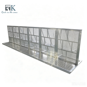 Barrera para Control de Multitudes en Eventos y Conciertos, Barrera de Seguridad de Aluminio - Product Image 1