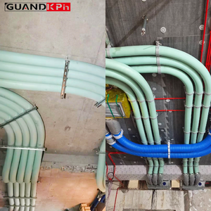 Conduit semi-rigide en HDPE de qualité alimentaire pré-isolé pour système de climatisation intérieur haut de gamme, tuyau radial en PE-HD expansé anti-condensation - Product Image 6