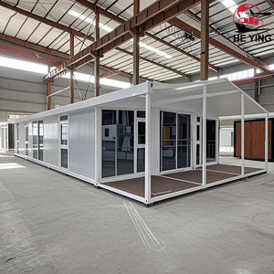 Modern mewah 20FT 40FT Modular kontainer rumah dapat diperluas baja Sandwich Desain Panel prefabrikasi apartemen hotel vila - Product Image 1