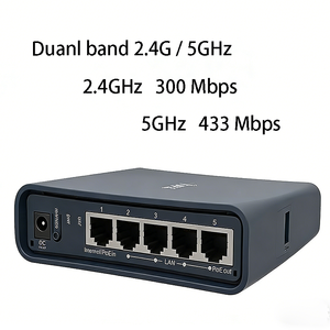 Router MikroTik HAP Ac Lite TC RB952Ui-5ac2nD-TC <span class=keywords><strong>AC750</strong></span> con Puerto Ethernet 10/100, Router Inalámbrico de Doble Banda 2.4G/5G - Product Image 2