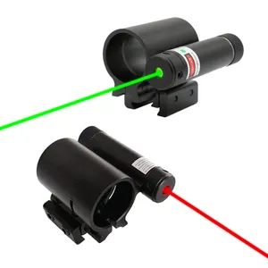 Syqt Trắng săn bắn đèn pin màu xanh lá cây Red Dot Laser Sight Combo