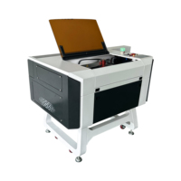 Idées de machines pour petites entreprises : machines de découpe laser CO2 CNC 40W 50W 60W 80W 6040 pour acrylique et tampons en caoutchouc