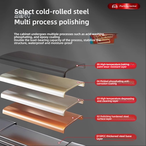 Gabinetes de almacenamiento de acero con cerradura con cajones multifuncionales para garajes, almacenes, talleres para almacenamiento de <span class=keywords><strong>bicicletas</strong></span> - Product Image 6