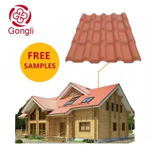 Laminas de plastico para techos tuile matériau pour le toit bardeaux noirs <span class=keywords><strong>double</strong></span> tuiles romaines en béton - Product Image 1