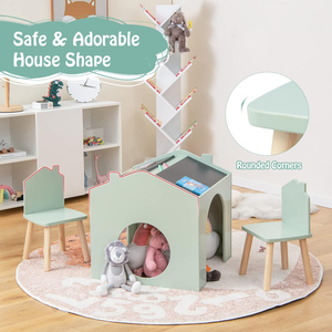 Wooden Kids Table Set <b>Toddler</b> and <b>Chairs</b> - Product Image 3
