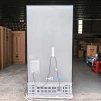 Réfrigérateur double porte côte à côte 693L avec compresseur Inverter, sans givre, grande capacité, pour cuisine domestique