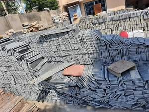 Revêtement mural extérieur en pierre naturelle incassable en forme de Z, dalles de parement rectangulaires, design industriel pour immeubles de bureaux - Product Image 3