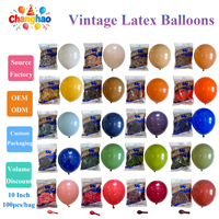 Lot de 100 ballons en latex vintage jaune citron et orange de 10 pouces (2,2 g) pour fêtes d'anniversaire d'enfants et décorations d'ouverture de magasin, vente en gros