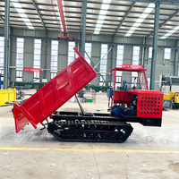 750 kg 800 kg 1000 kg Diesel-Hydraulik-Raupen-Kleinst-Dumper Selbstladender Mini-Raupendumper