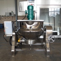 Marmite à vapeur électrique à double enveloppe de 100 à 1000 litres avec agitateur