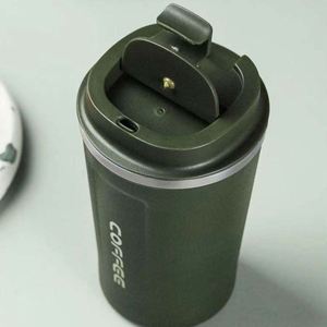 Venta al por mayor respetuoso con el medio ambiente reutilizable a prueba de fugas café de viaje 380ML taza de café pantalla inteligente de temperatura de acero inoxidable - Product Image 5