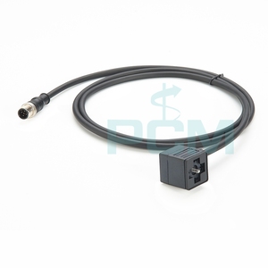 IP67 Cáp cảm biến M12 công nghiệp cắm để <span class=keywords><strong>DIN</strong></span> <span class=keywords><strong>43650</strong></span> hình thức A/B thủy lực solenoid valve nối msud Jumper Cáp với van cắm - Product Image 5