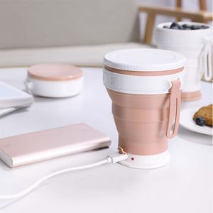 <span class=keywords><strong>2020</strong></span> el más nuevo diseño de moda de calefacción eléctrica taza de café Oficina termo plegable calefacción taza con tapa - Product Image 5
