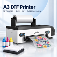 Imprimante jet d'encre blanche A3 DTF semi-automatique avec agitateur de pigment pour l'impression textile par transfert thermique