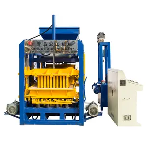 Qt4-16 Hydraulische Automatische Pers Pav Bangladesh Holle Bestrating Baksteen Halo Blok Molding Making Machine Prijslijst In Dubai