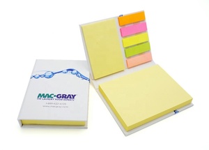 5 <strong>Flags</strong> Assorated Sticky Note <strong>Books</strong>- Waterdrop Print <strong>on</strong> the Cover - Product Image 3
