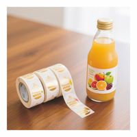 Neues Produkt Gold Foiled Embossed Gel Dome Epoxy Aufkleber