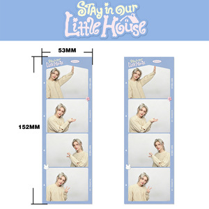 <span class=keywords><strong>StrayKids</strong></span> Feuille de timbres commémoratifs à quatre compartiments Hwang <span class=keywords><strong>Hyunjin</strong></span> Little House Cute Collection Selfie Series pour collection de fêtes - Product Image 4