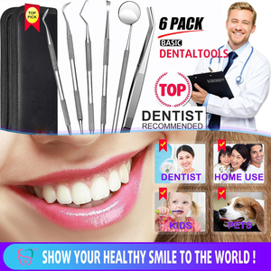 Professional Stainless Steel <strong>Tooth</strong> Scraper Plaque Tartar <strong>Cleaner</strong> Dental <strong>Tools</strong>, Plaque Remover for <strong>Teeth</strong> - Product Image 2