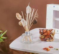 Diffuseur de parfum d'ambiance artisanal écologique personnalisé, décoration de la maison, cadeau, diffuseur de roseaux, désodorisant, huile essentielle longue durée, séchée, Pâques
