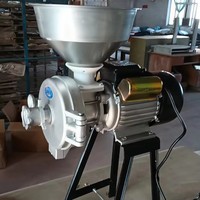 Moulin Électrique Multifonctionnel pour Arachides Humides et Sèches, Machine à Beurre d'Arachide, Moulin à Farine de Riz, Maïs, Lait de Soja, Arachides, Moulin Électrique Sec et Humide