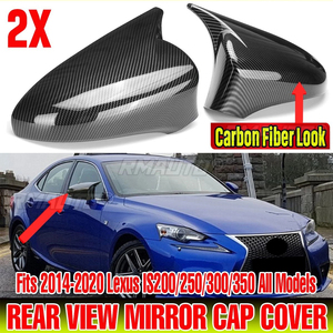 ฝาครอบกระจกมองข้างแบบใหม่ 2 ชิ้น สำหรับ Lexus IS200 IS250 IS300 IS350 ปี 2014-2020 รุ่น M - Product Image 1