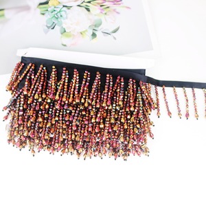 Bán Buôn Handmade Đính Cườm Pha Lê Tua Mặt Dây Chuyền Ren Tua Chiếu Sáng Rèm Hat Khiêu Vũ Trang Phục Phụ Kiện Thời Trang - Product Image 6