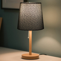 Abat-jour en tissu coton-lin de conception européenne moderne nordique couleur unie écologique pour lampe de table de chambre intérieure