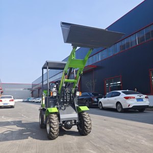 Hot Sale Mini <strong>Skid</strong> <strong>Steer</strong> <strong>Loader</strong> Electric Four Wheel Drive <strong>Loader</strong> Battery Power Fully Hydraulic System Home Use - Product Image 5