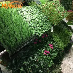 Artificial Plant Wall Home Garden Decorative DIY Wall Hanging Synthetic Grass Fence Foliage Green Wall Artificial Plants For Wall Decoration