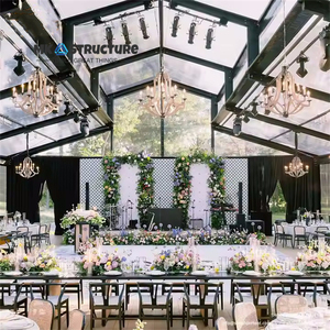 200 300 500 ghế sang trọng lãng mạn tối giản hợp kim nhôm thiết kế đặc biệt đám cưới Nhà thờ lều - Product Image 5