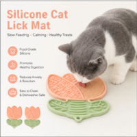 Tapis de léchage personnalisé en silicone pour chiens et chats, distributeur de friandises pour l'enrichissement et l'alimentation des animaux domestiques en intérieur