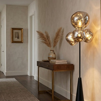 Lampes sur pied en fer LED E27 de style scandinave nordique, design moderne, abat-jour en acrylique, éclairage décoratif pour salon, bureau, hôtel