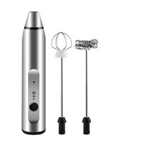 Oempromo Mousseur à lait automatique rechargeable en acier inoxydable, écologique, certifié CE, design minimaliste, en stock