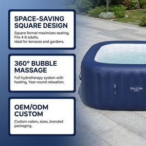 <span class=keywords><strong>Bestway</strong></span> 6001H Lay-Z-<span class=keywords><strong>Spa</strong></span> Hawaii, <span class=keywords><strong>spa</strong></span> gonflable rectangulaire portable pour 4 à 6 personnes, avec bulles - Product Image 2
