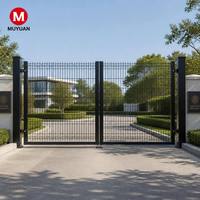 Panneaux de clôture en fil métallique 3D courbé pour extérieur, anti-rouille, en treillis soudé, pour la protection des limites des autoroutes et des routes