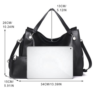 Nuova Borsa a Spalla e Borsetta <span class=keywords><strong>da</strong></span> <span class=keywords><strong>Donna</strong></span> in Vera Pelle, Stile Vintage Semplice ed Elegante, <span class=keywords><strong>Grande</strong></span> Capacità, <span class=keywords><strong>Portafoglio</strong></span> Lungo in Vera Pelle - Product Image 5