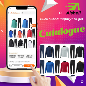 Wholesale European Clubs <strong>Winter</strong> Football Uniforms Long Sleeve Training Suit Retro <strong>Madrid</strong> Jersey Competition Uniform - Product Image 2