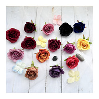 Tête de fleur de rose artificielle MeiQi Nouveaux produits Décoration de mariage polyvalente et économique de haute qualité