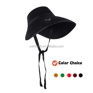 HLC personnalisé Fez fête décoration noir médiéval victorien feutre Bonnet chapeau pour femmes hommes Bonnet chapeaux unisexe Cosplay accessoires - Product Image 4