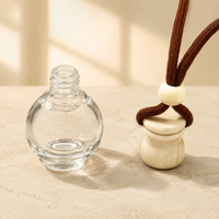 Botol Diffuser Mobil Kaca Bening Grosir 8ml 10ml Tutup Kayu Botol Diffuser Parfum Mobil Kosong