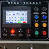 Machine de rembobinage de refente de rouleau d'étiquettes imprimées adhésives personnalisées de haute précision avec servomoteur à écran tactile