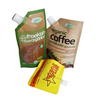 Sac de jus de Fruit, pochette de bec de boisson biologique, sacs pour liquide, Logo personnalisé, qualité alimentaire, plastique PE, pochette de boisson