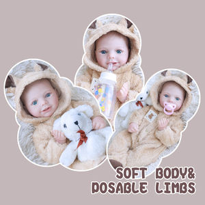 Muñeca <span class=keywords><strong>Reborn</strong></span> Realista Lifereborn de 18 Pulgadas (46 cm), Pintada a Mano, con Ojos Abiertos, Muñeca Bebé <span class=keywords><strong>Reborn</strong></span> para Jugar - Product Image 6