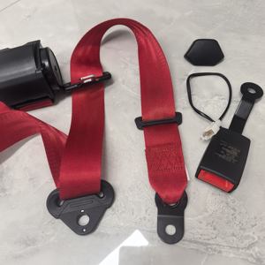 Ceinture de sécurité à trois points <span class=keywords><strong>Nsz</strong></span> ceintures de sécurité de voiture rouges rétractables automatiques ceinture de sécurité - Product Image 1