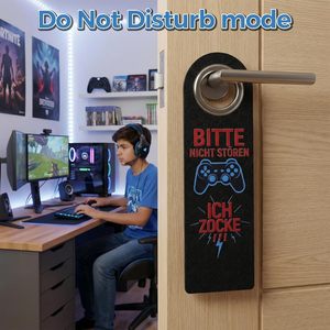 Letrero de Puerta Moderno de Madera con Diseño de Calavera para Habitación de Niños, Decoración Gamer, Regalo - Product Image 2