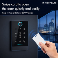 Lecteurs de cartes de contrôle d'accès intelligents TTlock avec application pour smartphone, produits de contrôle d'accès biométrique RFID, serrure de porte intelligente à écran tactile
