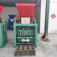 Machine à fabriquer des blocs de ciment semi-automatique non combustibles avec moteur 220V/380V, populaire au Nigéria, prix bas